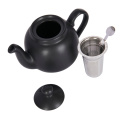 London Pottery Teapot with Infuser 500ml Matte Black  - 5
