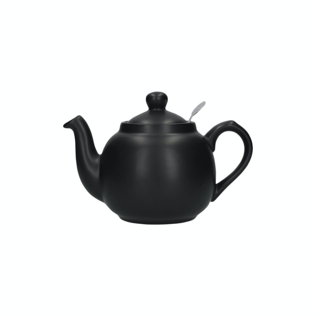 London Pottery Teapot with Infuser 500ml Matte Black  - 1