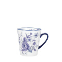 London Pottery Mug 300ml Blue Rose