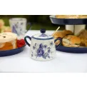 London Pottery Blue Rose Sugar Bowl 13x10x8cm - 5
