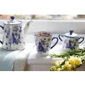 London Pottery Blue Rose Sugar Bowl 13x10x8cm - 4