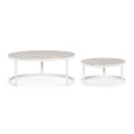 Coffee Table Talunas 90x37cm Round White Size L - 6