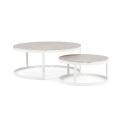 Coffee Table Talunas 90x37cm Round White Size L - 5