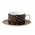 Gio Gold Cup with Saucer 220ml - 1