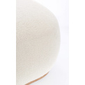 White Miriana Pouf 68.5x36cm - 2