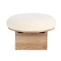 Stolik Annuska 61x38,5cm biało-brązowy - 3