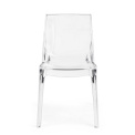 Black Polycarbonate Ashley Chair 52x81x44.5cm - 7