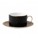 Gio Gold Cup with Saucer 220ml
