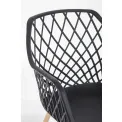 Krzesło Optik 58x85,5x44cm czarne - 6