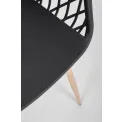Krzesło Optik 58x85,5x44cm czarne - 7