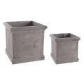 Gray Cement Planter 44cm Size L - 4