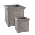 Gray Cement Planter 44cm Size L - 3