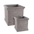 Donica z cementu 35cm szara rozmiar S - 3