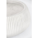 Ribbed Cement Planter 22x9cm Size S - 2