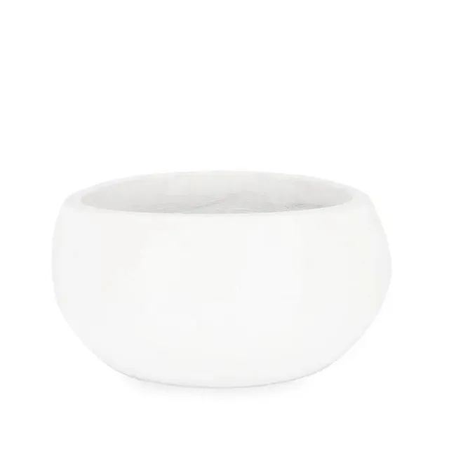 Hoian Planter 55x25cm White Size L