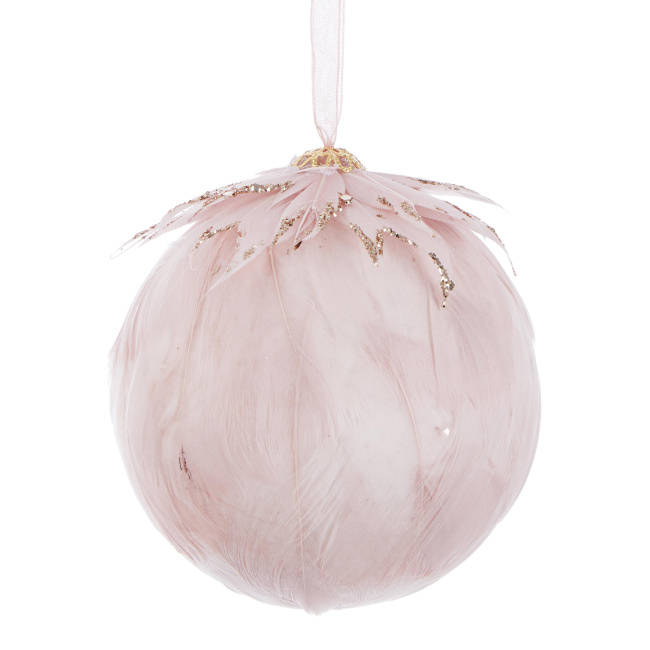 Bombka choinkowa 9cm karol pink plum