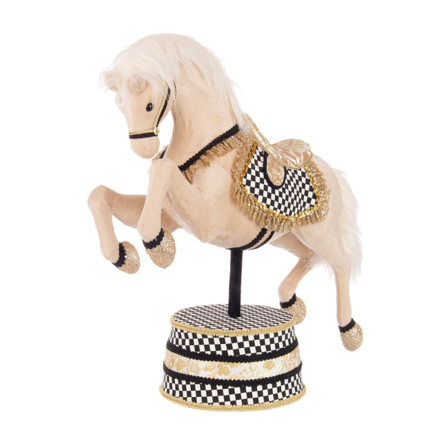 Figurka dekoracyjna 66x55x26cm koń