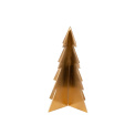 Decorative Figure Christmas Tree 8x12cm Gold Metal - 1