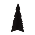 Decorative Figure Christmas Tree 18x12cm Black Metal - 1
