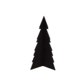 Decorative Figure Christmas Tree 12x8cm Black Metal - 1