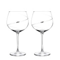 Auris Swarovski Set of 2 Wine Glasses 780ml - 1