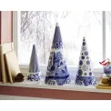 Blue Italian Decorative Figurine 21cm Christmas Tree - 9