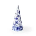 Blue Italian Decorative Figurine 25cm Christmas Tree