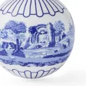 Blue Italian Bauble 7.5cm Full Scene - 4