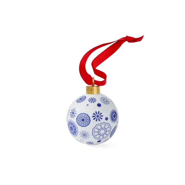 Blue Italian Bauble 7.5cm