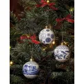 Bombka Blue Italian 7,5cm - 7