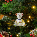 Kit Kemp Christmas Tree Ornament 8cm Teddy Bear - 2
