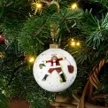 Kit Kemp Doodles Bauble 7.5cm Best in Snow - 6