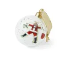 Kit Kemp Doodles Bauble 7.5cm Best in Snow - 3
