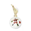 Kit Kemp Doodles Bauble 7.5cm Best in Snow - 1