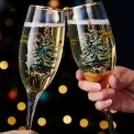 Christmas Tree Champagne Flute 240ml - 4