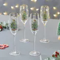Christmas Tree Champagne Flute 240ml - 3