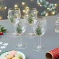 Christmas Tree Wine Glass 360ml - 5