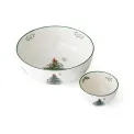 Christmas Tree 2-in-1 Chip n Dip Bowl 25cm - 2