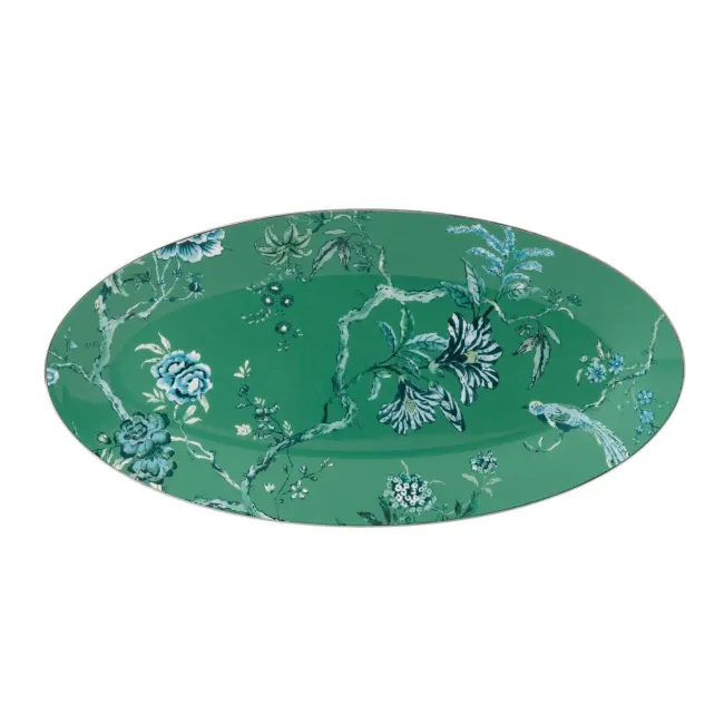Jasper Conran Chinoiserie Green Platter 45x24.5cm