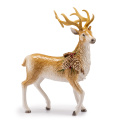 Reindeer Figurine 44x36cm Damask - 1