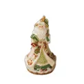 Santa Claus Bell 13cm Damask - 1