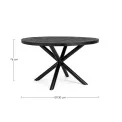 Hastings Table 130x76cm Mango Wood - 2