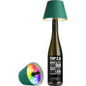 Top 2 Bottle Lamp 1.3W 103lm 3000K (battery USB C) green