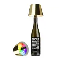 Lampa Top 2 na butelkę 1,3W 103lm 3000K (akumulator + usb C) złota - 1