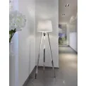 Lampa podłogowa Triolo 152x45cm max 60W E27 biała - 2