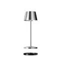 Lampa stołowa Seoul Micro 2.3W, 252lm, 2200-3000K (akumulator + ładowarka) chromowany - 2