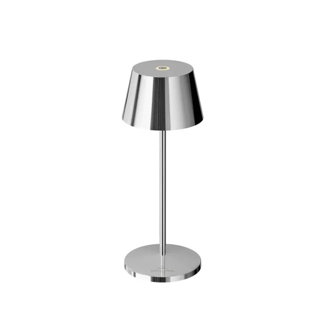 Lampa stołowa Seoul Micro 2.3W, 252lm, 2200-3000K (akumulator + ładowarka) chromowany