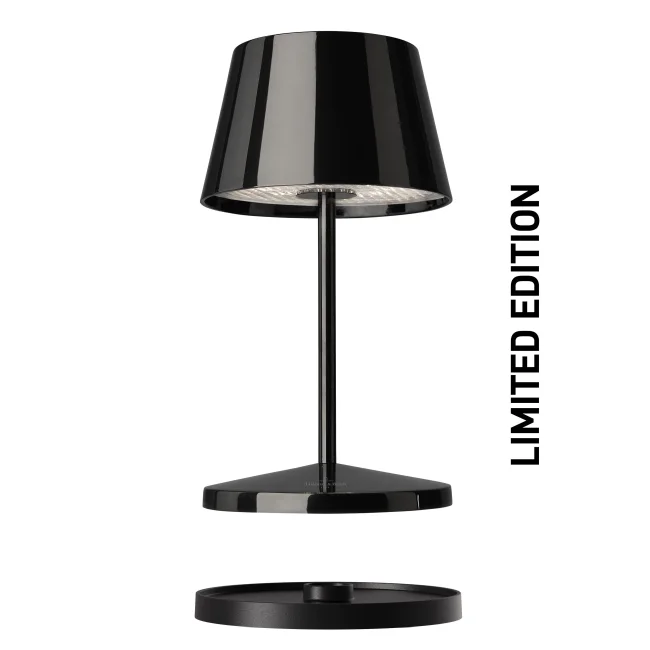 Seoul 2.0 LED Table Lamp 2.2W 250lm (Battery + Charger) Black