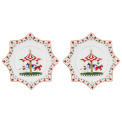 Zestaw 2 talerzy Xmas Carousel 20cm gwiazda - 1
