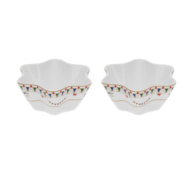 Zestaw 2 mis Xmas Carousel 19 cm